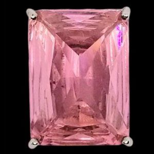 Pink super flash crystal pendant